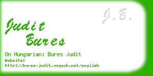 judit bures business card